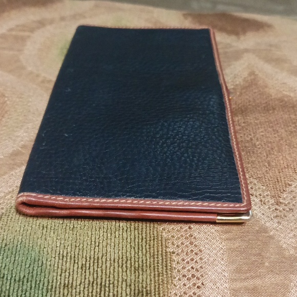 Gucci authentic vintage hinged women's long black leather wallet #030 … - Picture 16 of 17